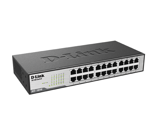 D-Link 24p DES-1024D (24x10/100Mbit) - 7540 - zdjęcie 2